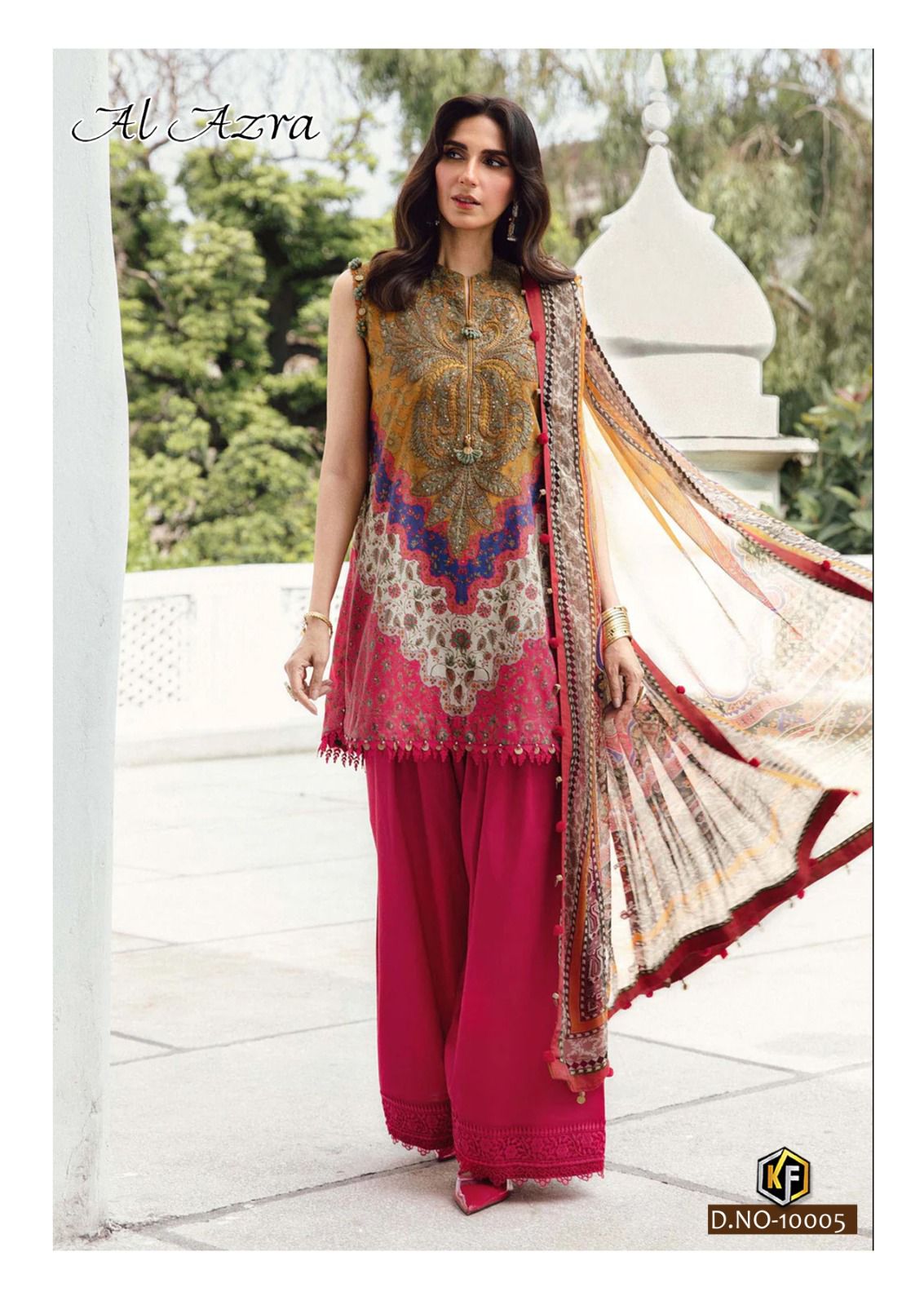 Al Azra Vol 10 Keval Fab Cotton Karachi Salwar Suits Manufacturer
