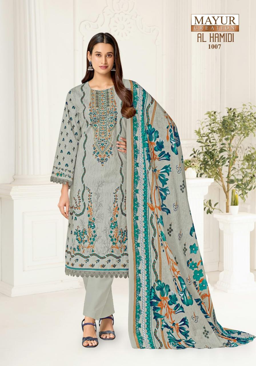Al Hamidi Vol 1 Mayur Creation Cotton Karachi Salwar Suits Manufacturer Gujarat