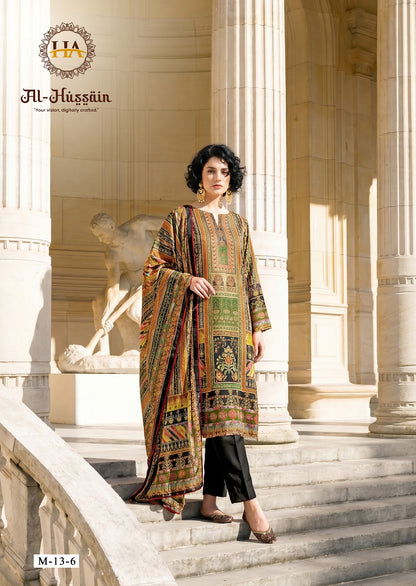 Al Hussain Harshit Fashion Pure Zam Karachi Salwar Suits Wholesaler Ahmedabad