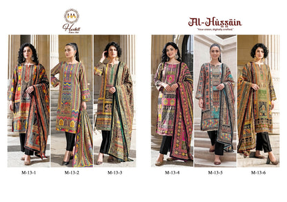 Al Hussain Harshit Fashion Pure Zam Karachi Salwar Suits Wholesaler Ahmedabad