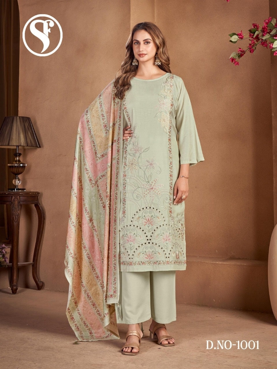 Al Jannat Sweety Fashion Viscose Muslin Pant Style Suits Exporter India