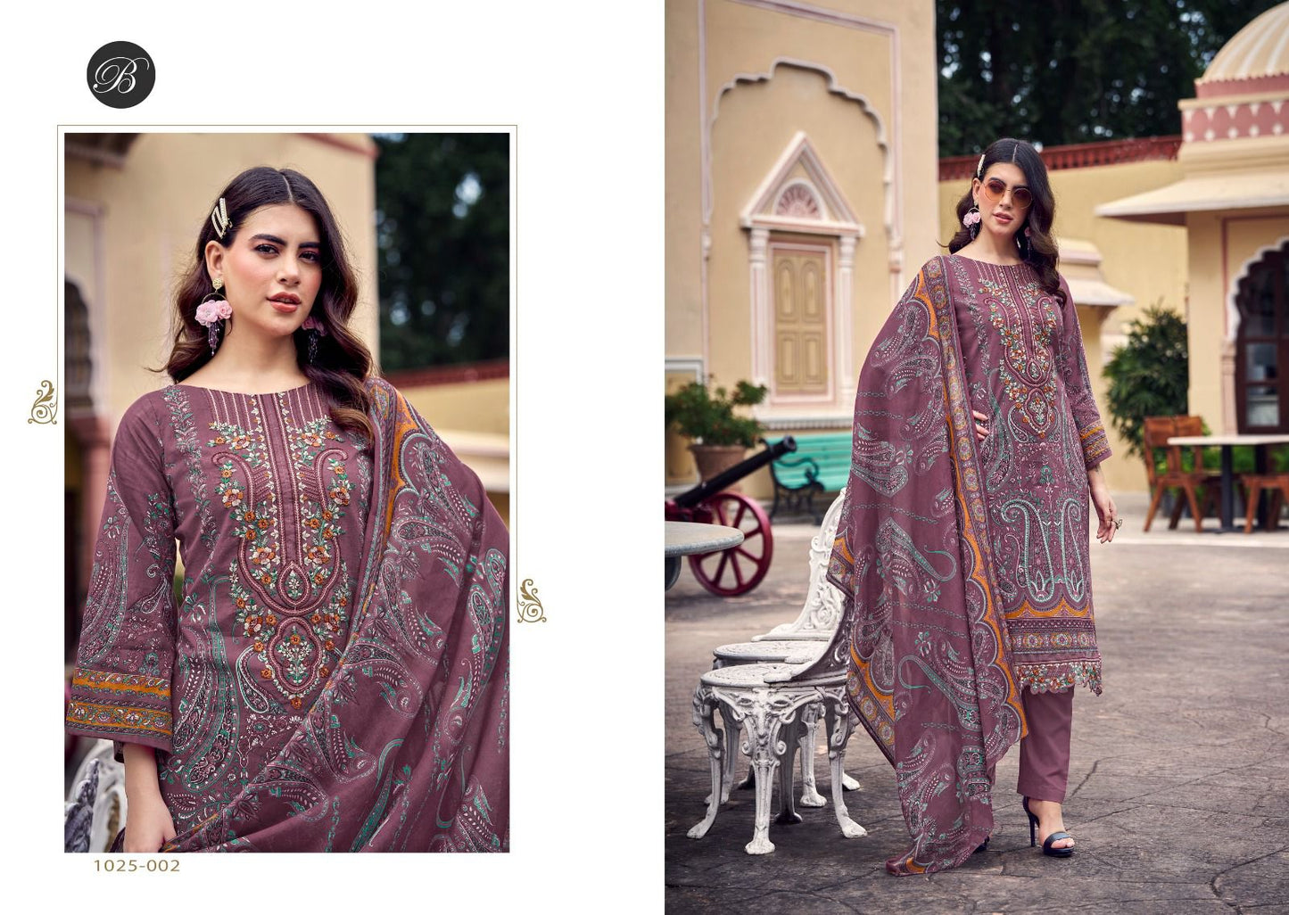 Al Marina Vol 2 Belliza Designer Studio Cotton Karachi Salwar Suits Supplier India
