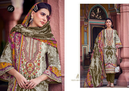 Al Marina Vol 2 Belliza Designer Studio Cotton Karachi Salwar Suits Supplier India