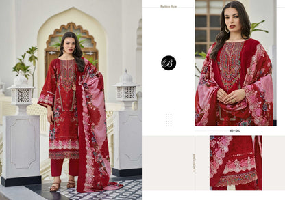 Al Marina Vol 3 Belliza Designer Studio Cotton Karachi Salwar Suits Exporter
