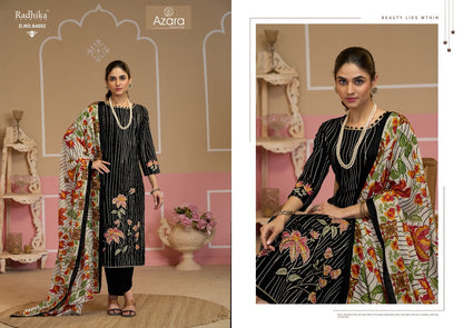 Alaika Radhika Fashion Azara Lawn Cotton Karachi Salwar Suits Exporter Gujarat