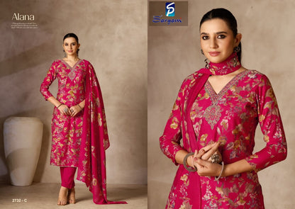 Alana Vol 2 Sargam Prints Viscose Modal Pant Style Suits Wholesaler India