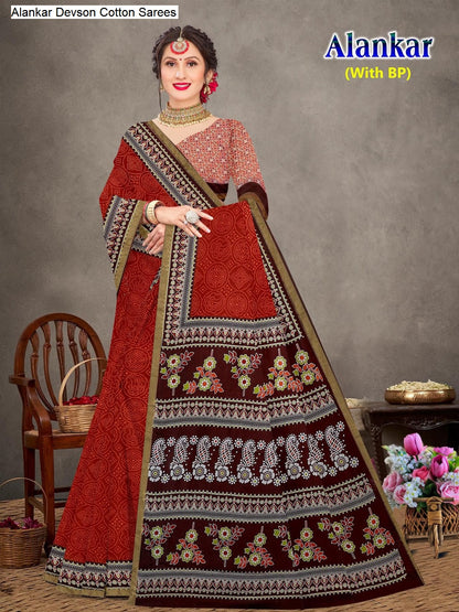 Alankar Devson Cotton Sarees Supplier