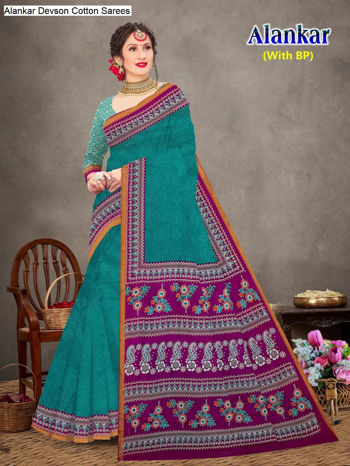 Alankar Devson Cotton Sarees Supplier