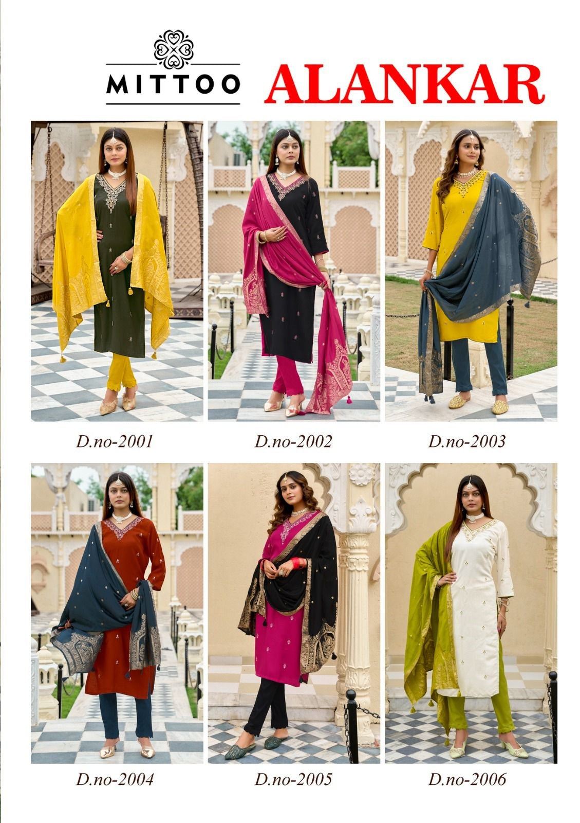 Alankar Mittoo Viscose Weaving Readymade Pant Style Suits Wholesaler India
