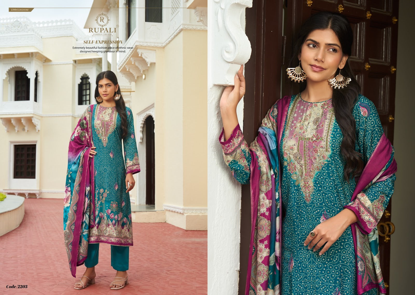 Alankar Rupali Pure Muslin Pant Style Suits Exporter