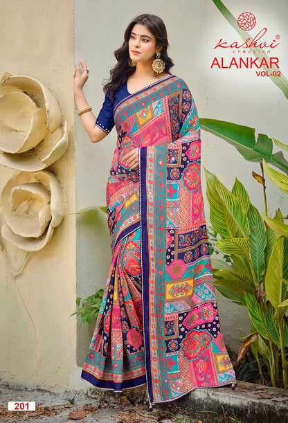 Alankar Vol 2 Kashvi Creation Silk Sarees Exporter