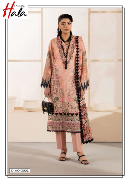 Alara Vol 3 Luxury Heavy Cotton Collection Hala Karachi Readymade Suits Exporter India