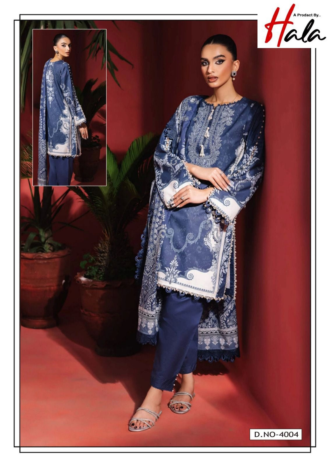 Alara Vol 4 Luxury Heavy Cotton Collection Hala Karachi Salwar Suits Wholesaler
