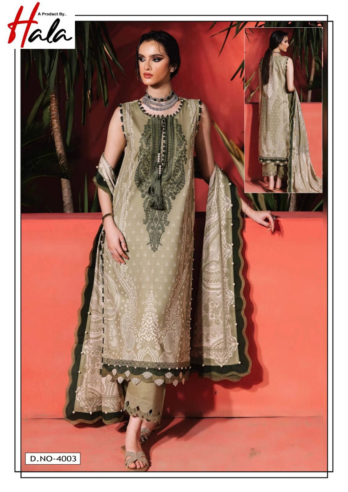 Alara Vol 4 Luxury Heavy Cotton Collection Hala Karachi Salwar Suits Wholesaler