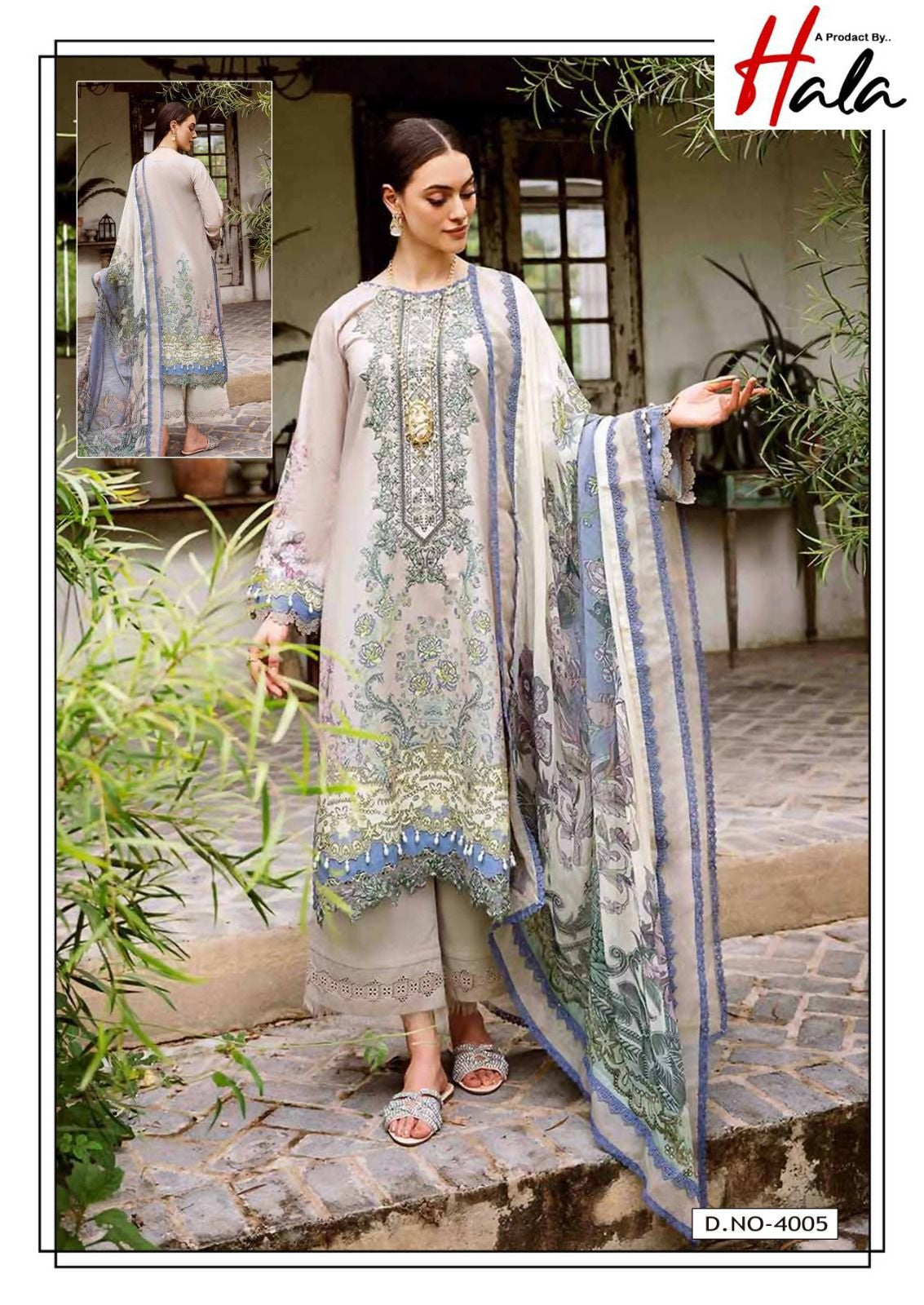 Alara Vol 4 Luxury Heavy Cotton Collection Hala Karachi Salwar Suits Wholesaler