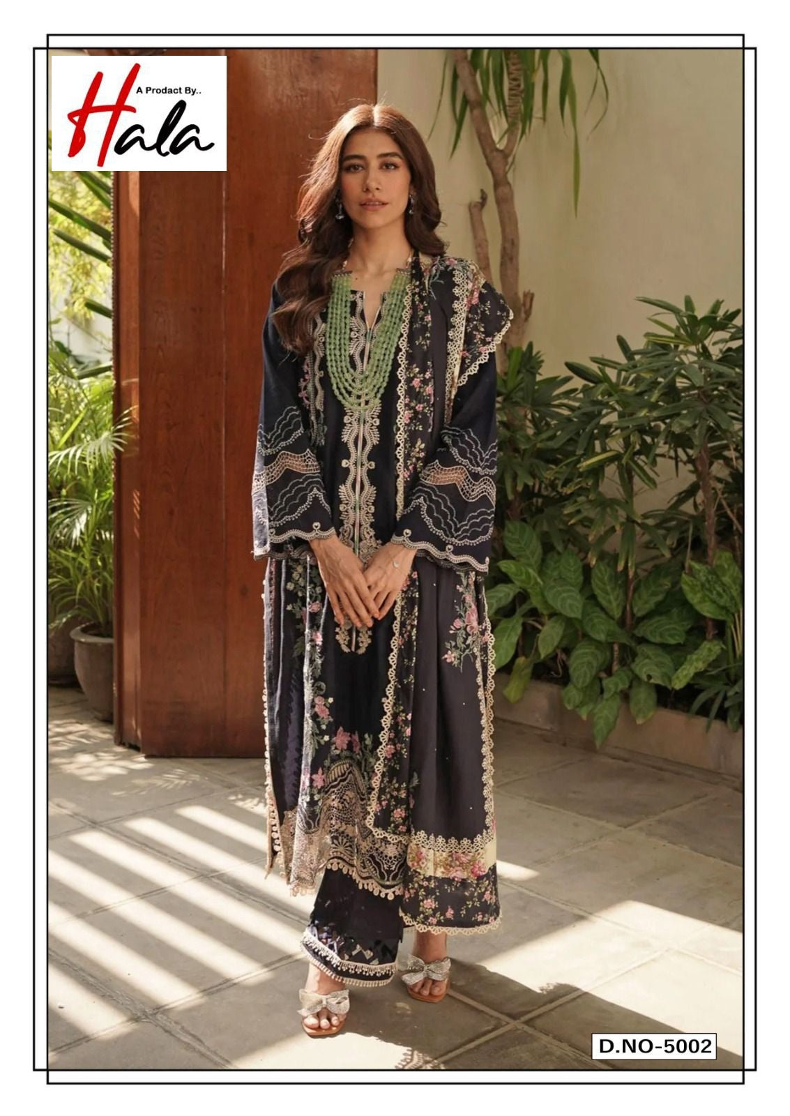 Alara Vol 5 Heavy Lawn Cotton Collection Hala Pure Lawn Cotton Karachi Salwar Suits Exporter