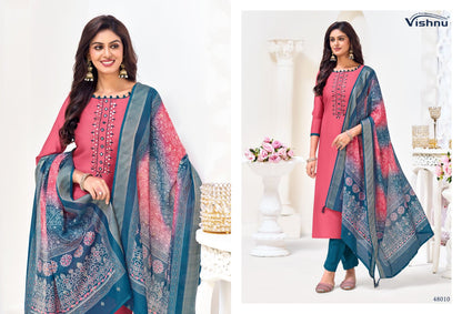 Alavira Vishnu Impex Vetican Pant Style Suits Wholesale Price