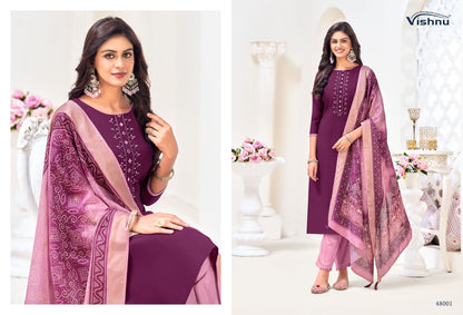 Alavira Vishnu Impex Vetican Pant Style Suits Wholesale Price