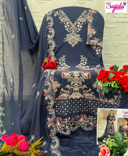 Alaya Vol 14 Sajida Georgette Pakistani Salwar Suits Manufacturer Ahmedabad