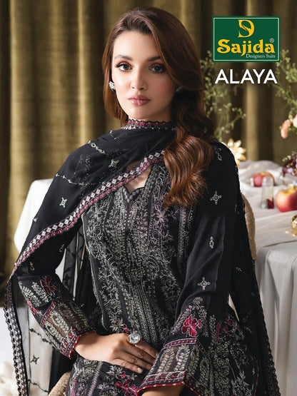 Alaya Vol 1 Sajida Georgette Pakistani Salwar Suits Wholesaler Gujarat