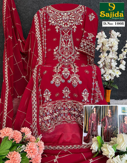 Alaya Vol 1 Sajida Georgette Pakistani Salwar Suits Wholesaler Gujarat