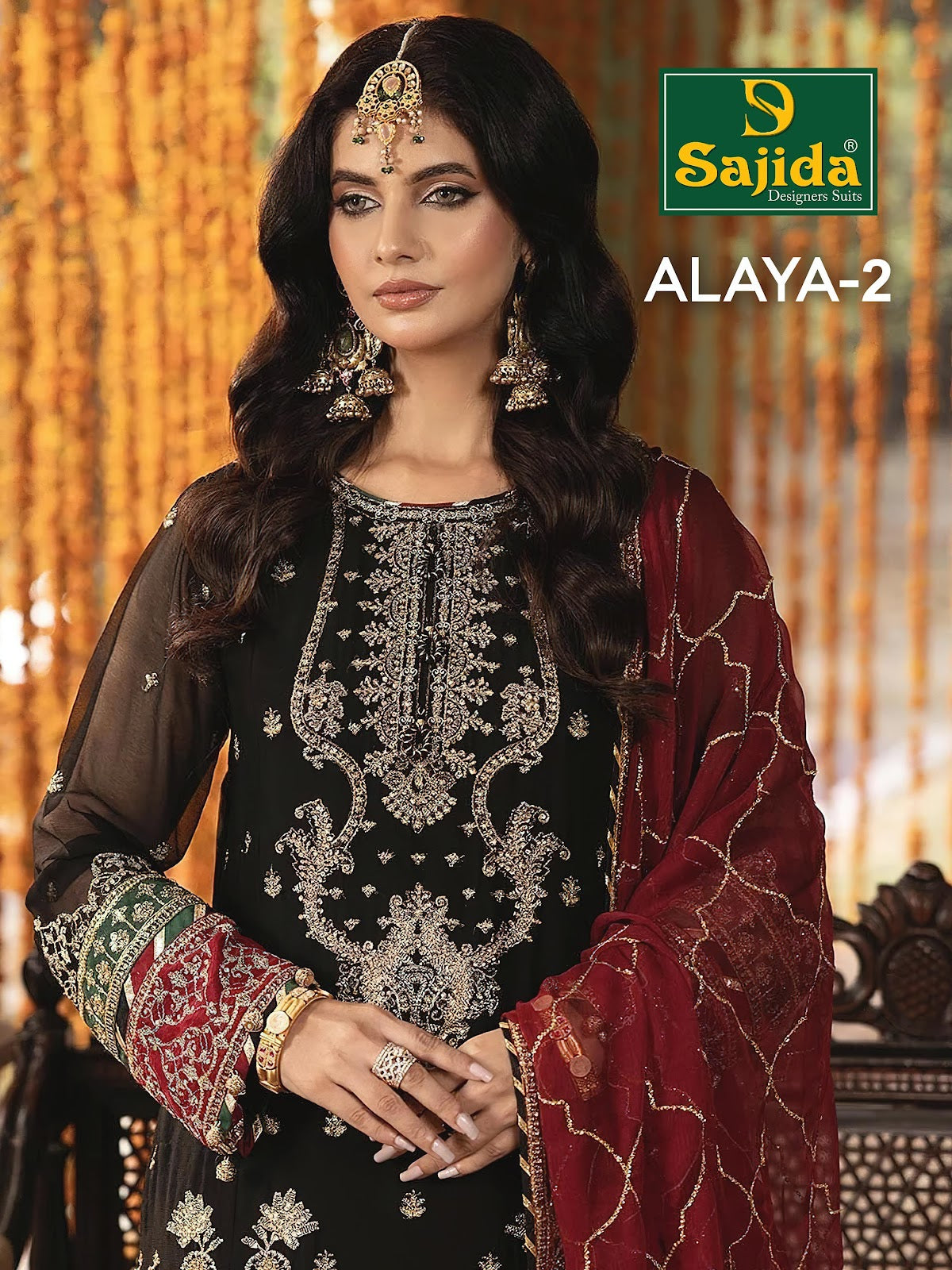 Alaya Vol 2 Sajida Georgette Pakistani Salwar Suits Wholesaler Gujarat