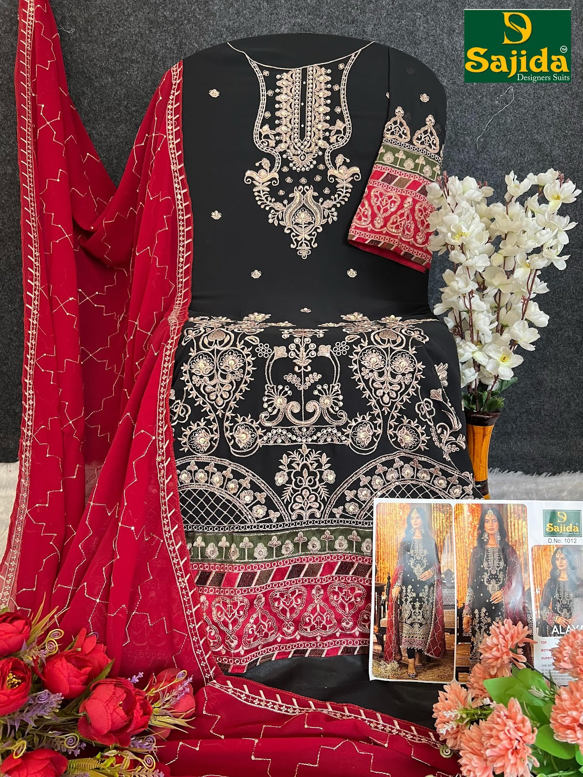 Alaya Vol 2 Sajida Georgette Pakistani Salwar Suits Wholesaler Gujarat