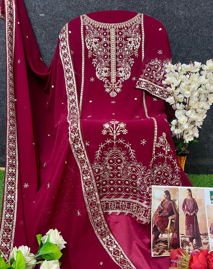 Alaya Vol 3 Sajida Georgette Pakistani Salwar Suits Manufacturer Ahmedabad