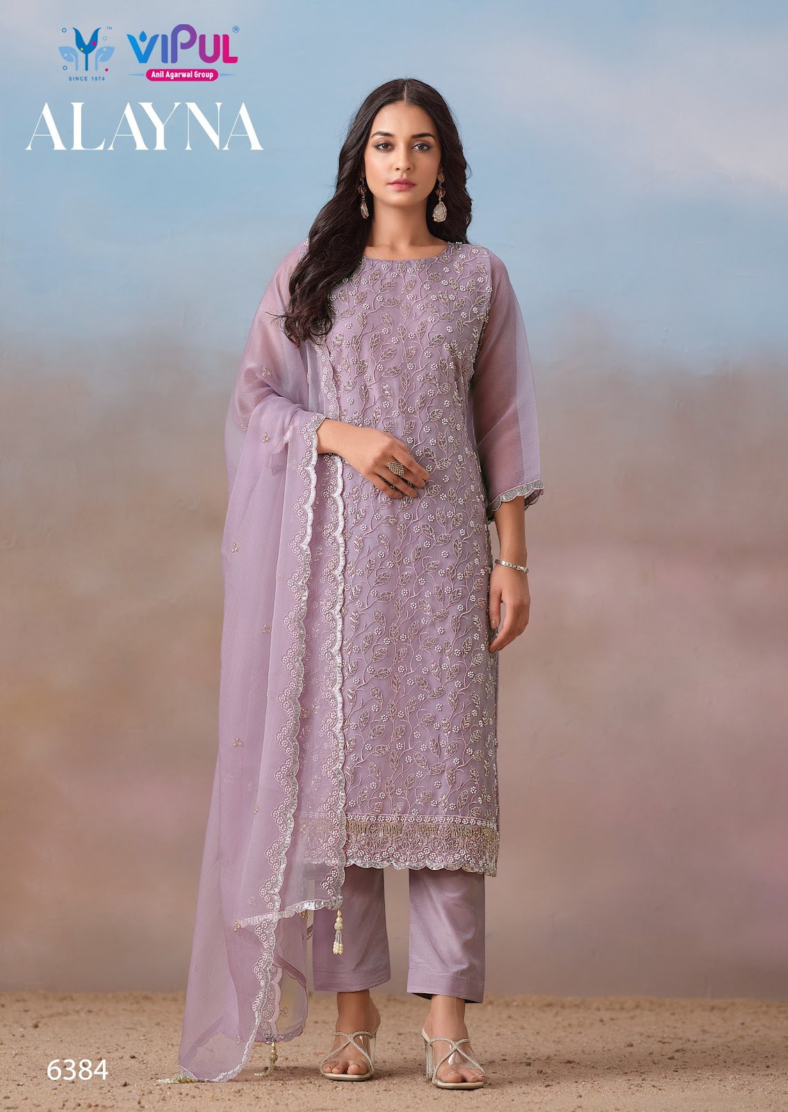 Alayna Vipul Chiffon Pant Style Suits Wholesale Price