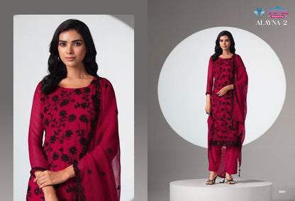 Alayna Vol 2 Vipul Chiffon Pant Style Suits Wholesaler India