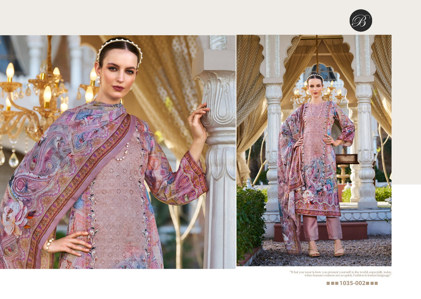 Albeli Belliza Designer Studio Jam Cotton Karachi Salwar Suits Manufacturer Ahmedabad