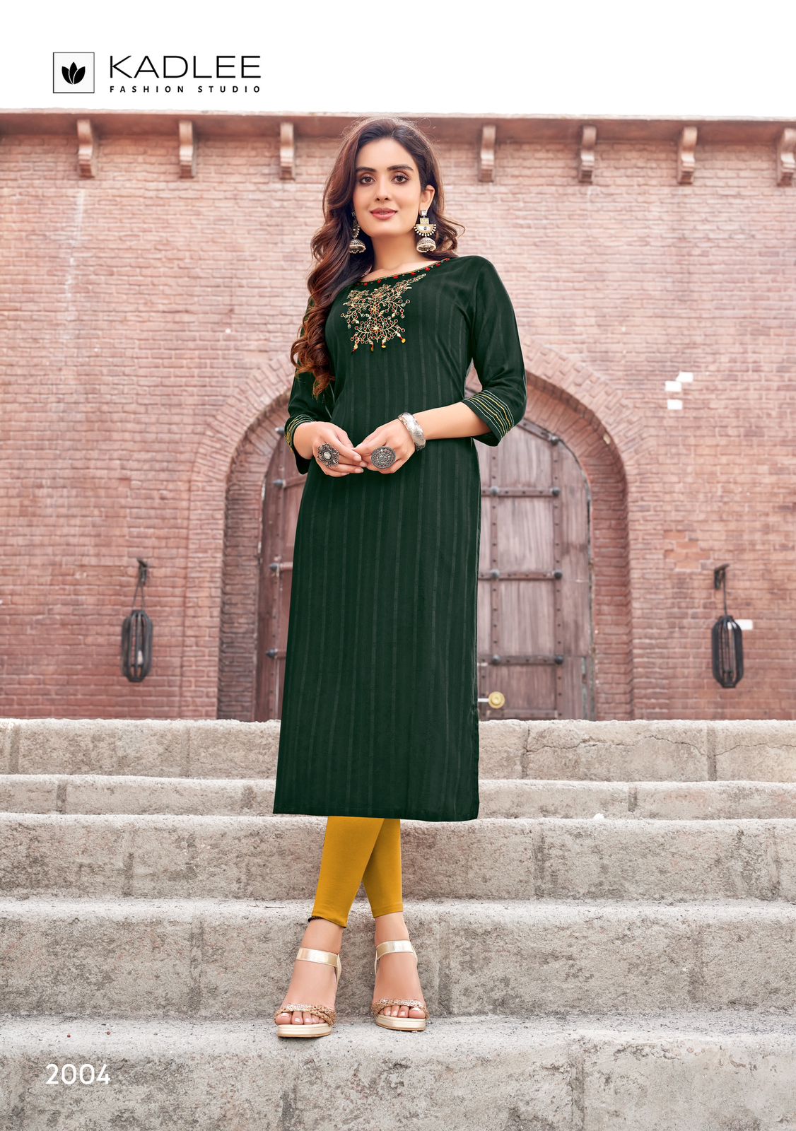 Albeli Kadlee Rayon Long Straight Kurti Wholesaler Ahmedabad