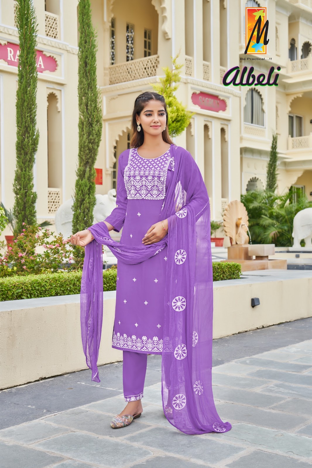 Albeli Master Heavy Rayon Readymade Pant Style Suits Wholesale Price