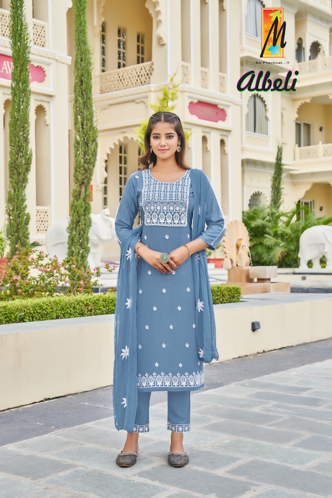 Albeli Master Heavy Rayon Readymade Pant Style Suits Wholesale Price
