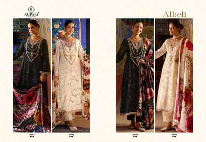 Albeli Rupali Viscose Velvet Suits Exporter
