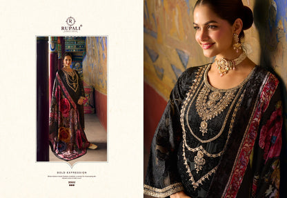 Albeli Rupali Viscose Velvet Suits Exporter