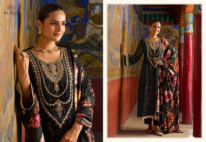 Albeli Rupali Viscose Velvet Suits Exporter