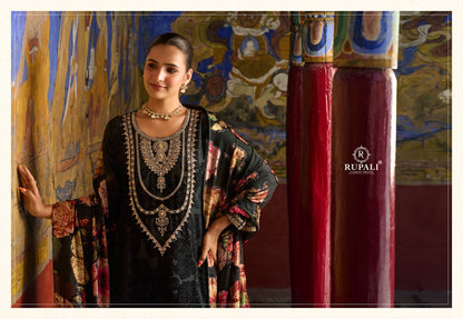 Albeli Rupali Viscose Velvet Suits Exporter