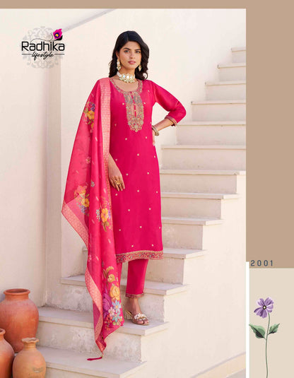 Albeli Vol 2 Radhika Lifestyle Shimmer Readymade Pant Style Suits Wholesale