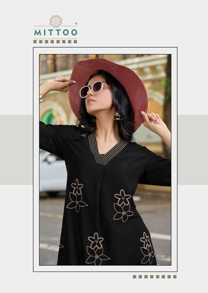 Albella Vol 2 Mittoo Heavy Rayon Kurti Plazzo Set Wholesale Rate