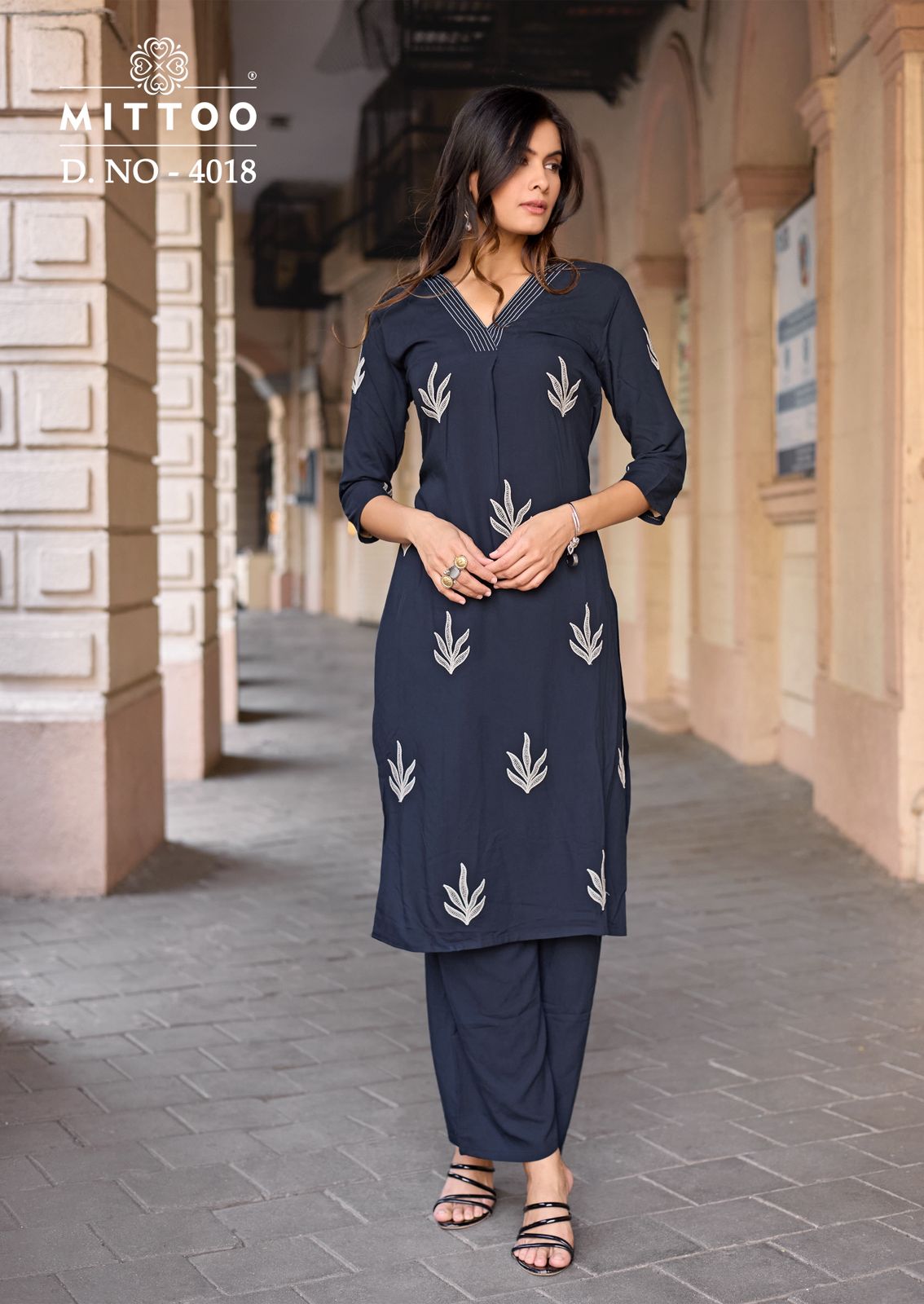 Albella Vol 3 Mittoo Heavy Rayon Kurti Plazzo Set Wholesale
