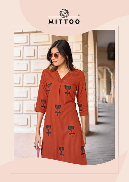 Albella Vol 3 Mittoo Heavy Rayon Kurti Plazzo Set Wholesale