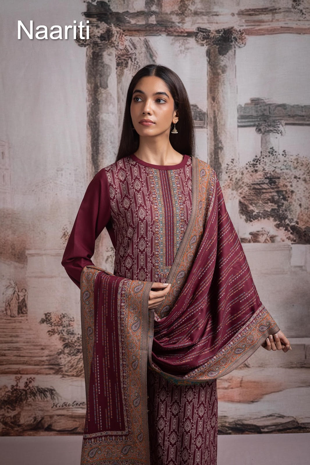 Aleem Naariti Pashmina Suits Wholesaler