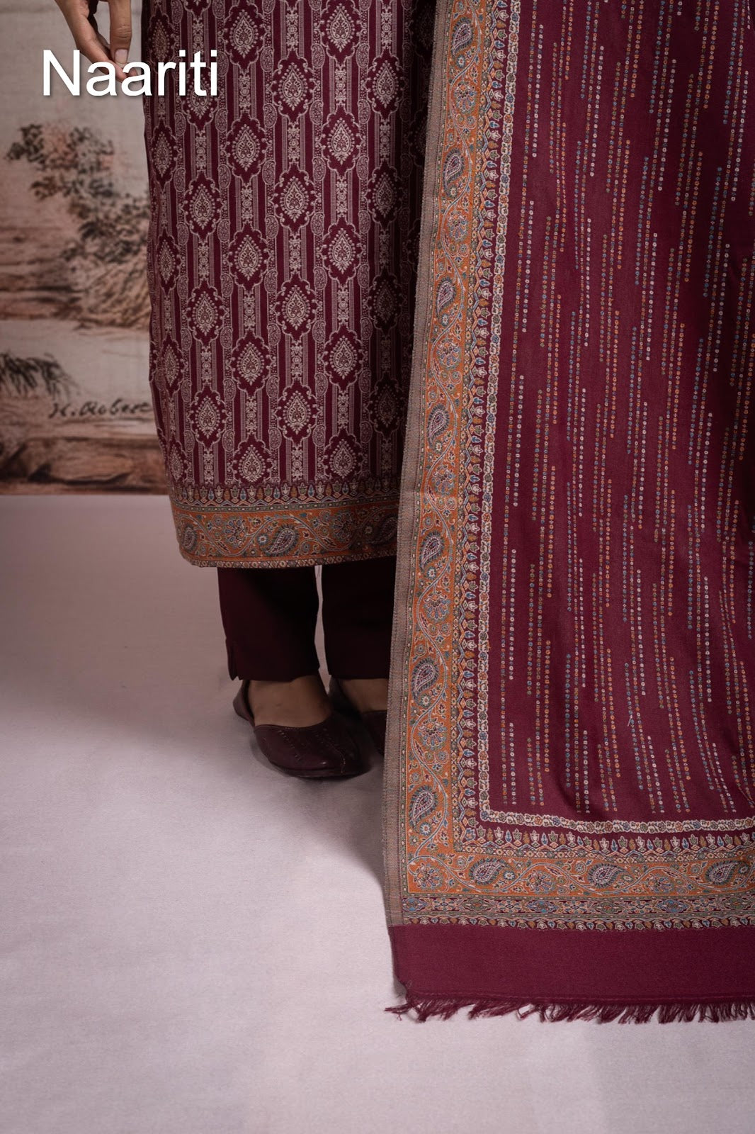 Aleem Naariti Pashmina Suits Wholesaler