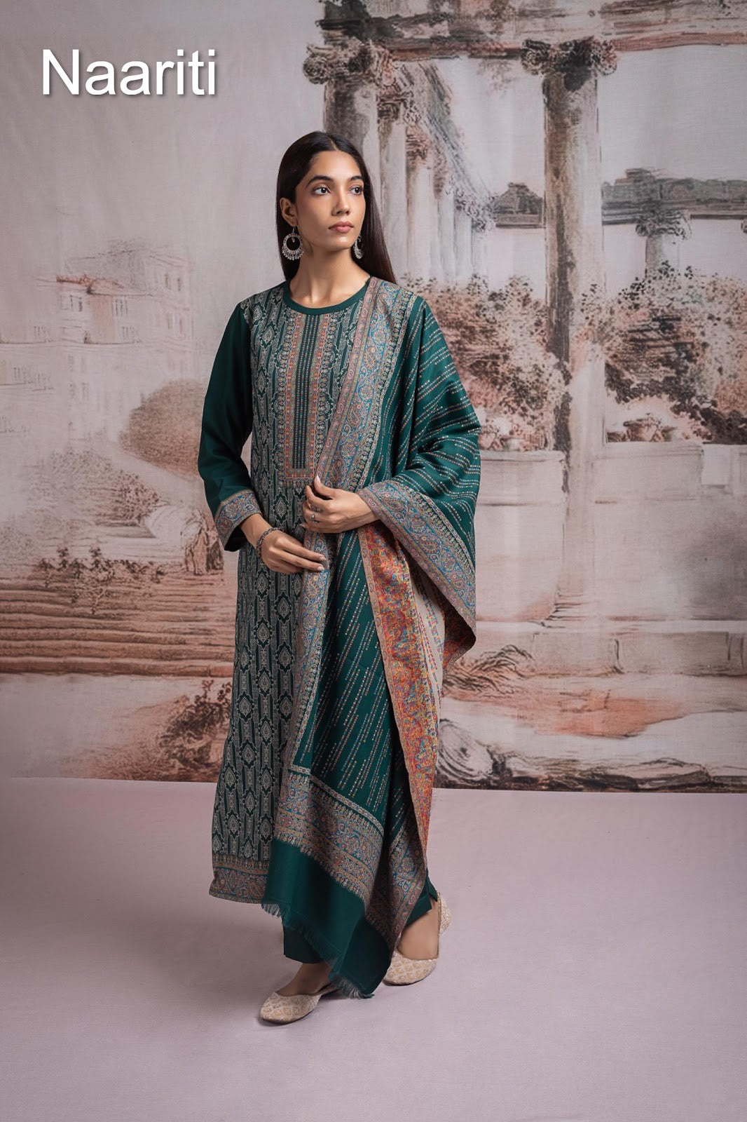 Aleem Naariti Pashmina Suits Wholesaler