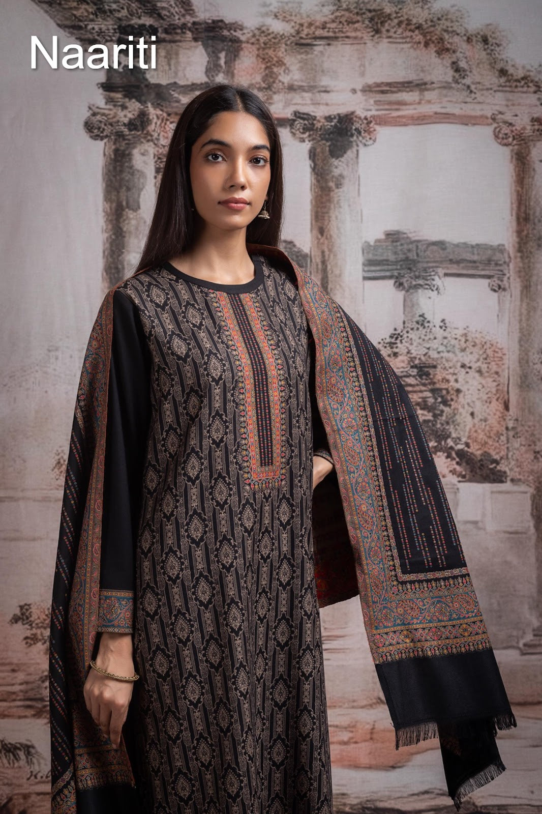 Aleem Naariti Pashmina Suits Wholesaler