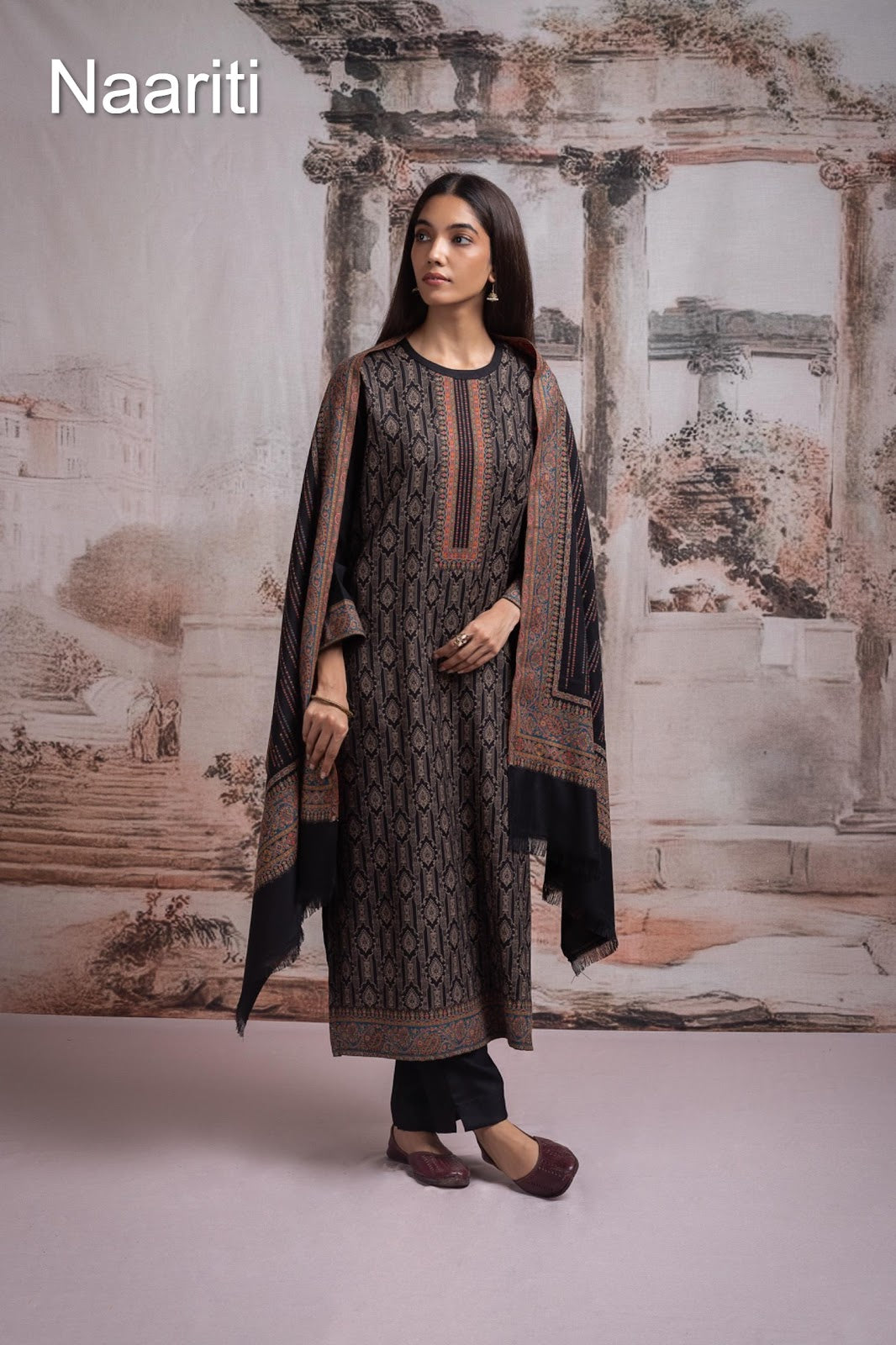 Aleem Naariti Pashmina Suits Wholesaler