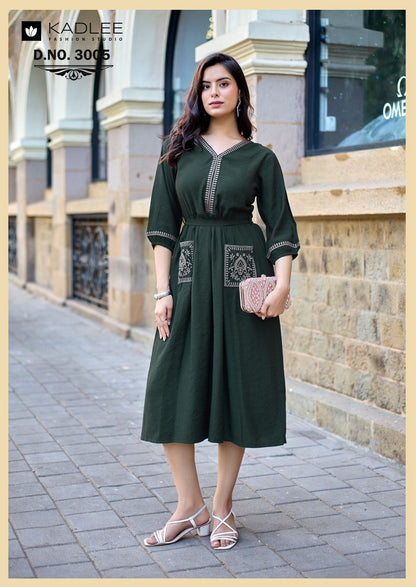 Aleena Kadlee Viscose Weaving One Piece Supplier