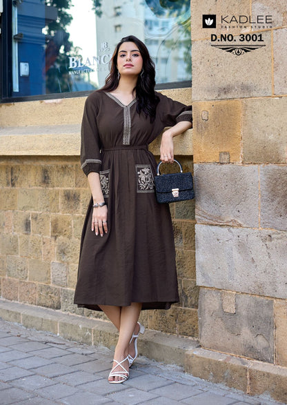 Aleena Kadlee Viscose Weaving One Piece Supplier