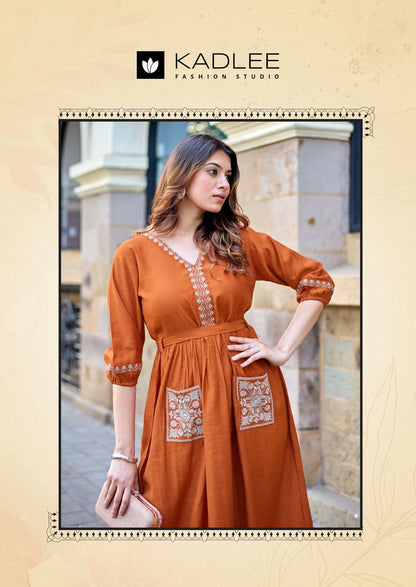 Aleena Kadlee Viscose Weaving One Piece Supplier